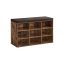 Jalanõudepink riiulitega 30.3x78.5x48cm., pruun/tumepruun