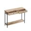 Konsoollaud 30x100x80cm., helepruun/must