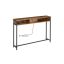 Konsoollaud 25x120x81.1cm., pruun/must