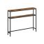 Konsoollaud 20x100x80cm., must/pruun