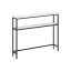 Konsoollaud 20x100x80cm., must/valge