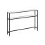 Konsoollaud riiulitega 20x120x80cm., must/valge