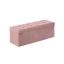 Пуф с местом для хранения 38x110x38см., розовый