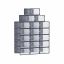 Kingakarbid 18 tk 33,5x23,2x14,3cm, tumesinine