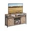 TV-laud 40x147x76cm, helepruun/must