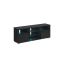 Televiisorialus LED-valgustusega 40x160x60cm, must