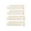 SONGMICS Magnetic Spice Rack Set, 4-Piece, White