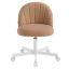 SONGMICS Makeup and Office Chair, Brown, 60 × 83.5 × 60 cm