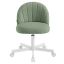 SONGMICS Makeup and Office Chair, Green, 60 × 83.5 × 60 cm