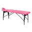Massage table BALANCE, 2 segments, Pink and black