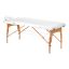 Massage table BALANCE, Foldable, 2 segments, White