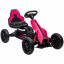 Lasteauto Homcom 100x58x58.5cm., must/roosa