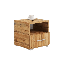 Пуф с ящиком для хранения 31x41x31см., розовый