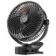 Kaasaskantav ventilaator VEVOR Lok-M8AG, klambriga, Must, 26 × 30,5 × 11,2 cm