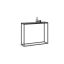 Betoonist disainkonsoollaud Console 100x80x30cm, must