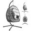 SONGMICS GDC050GZ01 hanging chair with stand, 98 × 103 × 195 cm