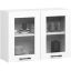 Rippuv köögikapp OLIWIA W80, 2 ust, valge, 80 × 58 × 30,5 cm