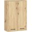 Riputatav vannitoakapp FIN H934 W64, 2 ust, tammevärvi, 64 × 94 × 30 cm