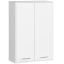 Seinale kinnitatav vannitoakapp FIN H934 W64 2D, 2 ust, valge, 64 × 94 × 30 cm