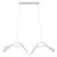 LED-rippvalgusti UTER, Valge, 80 × 120 × 20 cm