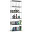 Freestanding shelf, 6 shelves, white/grey, 70 × 192 × 32 cm
