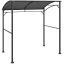 Barbecue gazebo Outsunny 215x150x220cm., dark gray/black