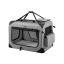 Koera transpordikott 91x63x63cm., hall/must