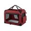 Koera transpordikott 91x63x63cm., punane/must