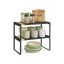 SONGMICS HOME KCS051B01 Spice Racks, 2 pcs, Sand/black