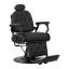 Adjustable barber chair Gabbiano Francesco, black, hydraulic lift 54-67 cm