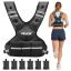 Adjustable weight vest VEVOR JS-VEST006-2, 6 weight packs, 455 × 390 × 100 mm