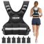 Adjustable weight vest VEVOR JS-VEST006-3, 6 weight packs, 410 × 400 × 70 mm