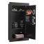 Seinaseif VEVOR SS-710QRDZ, 3 riiulit, must, 102 × 370 × 630 mm