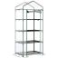 Прозрачная теплица Outsunny 70x50x160 см, зеленого цвета.