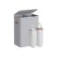 SONGMICS laundry basket, 2 compartments, 170 l, Gray, 56 × 75 × 40 cm