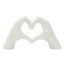Skulptuur Lover, Valge, 25 × 13,5 × 7,5 cm