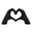 Skulptuur Lover, Must, 25 × 13,5 × 7,5 cm