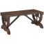 Garden bench Outsunny 98x50x39.5cm., brown