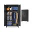 SONGMICS OMC018BD01 Cabinet, 2 Doors, 5 Shelves, 80 × 165 × 40 cm