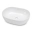 Countertop washbasin ELIPSE, white, 49 × 34.5 × 13.5 cm