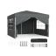 SONGMICS folding gazebo, 4 side walls, 300 × 300 × 260 cm