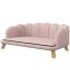 Dog bed PawHut 98.5x60.5x35.5cm., pink/light brown