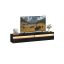 TV cabinet VASAGLE LTV133B02, wall-mounted, Black, 178 × 35 × 30 cm