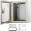 Стальная электромонтажная коробка NEMA 4X, 25x20x15 см, степень защиты IP66, водонепроницаемая.