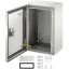 Стальная электромонтажная коробка NEMA 4X, 30x20x15 см, степень защиты IP66.