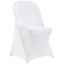 Venivast materjalist valged spandexist kokkupandavad toolikatted, 12 tk.
