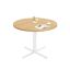 Dining table VASAGLE KDT082W01, Up to 4 people, Ø 80 × 74.8 cm