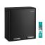 SONGMICS LTB160 Kitchen Trash Can, 2 × 30 l, Black, 59.1 × 36.5 × 62.7 cm