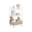 Kitchen trolley VASAGLE LILEA LRC001WB01, 3-tier, White/brown, 43 × 81 × 30 cm