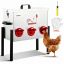 Chicken feeder VEVOR SS-00034, 6 feeding holes, 47.6 × 51.8 × 26.7 cm
